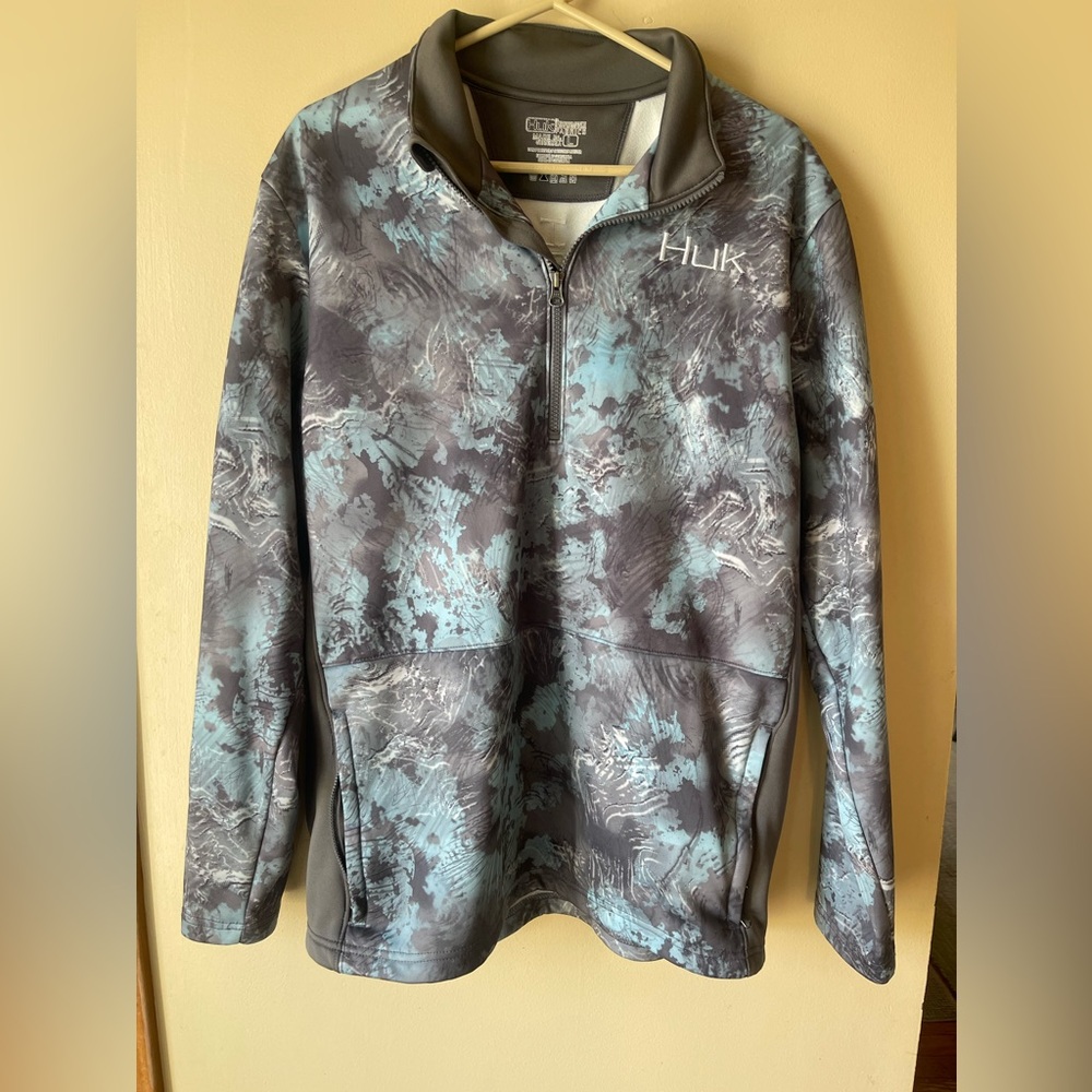 HUK fishing 1/4 zip